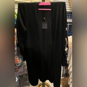 CHARTER CLUB CASHMERE EMBROIDERED SWEATER NEW WITH TAG SMOKE FREE